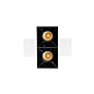 ART-SQF-180x2 LED светильник встраиваемый безрамочный полуповоротный Downlight   -  Встраиваемые светильники 